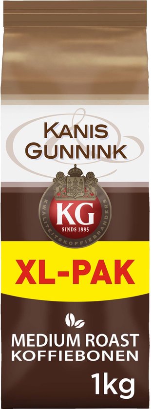 Kanis & Gunnink Medium Roast Koffiebonen - Voordeelpak - 4 x 1000 gram