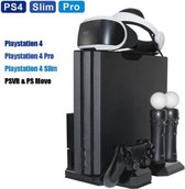 DrPhone DPS1 - Multifunctionele Cooling Stand – Controller - Console Cooler – VR Glasses – Slim - Pro Geschikt voor PS4