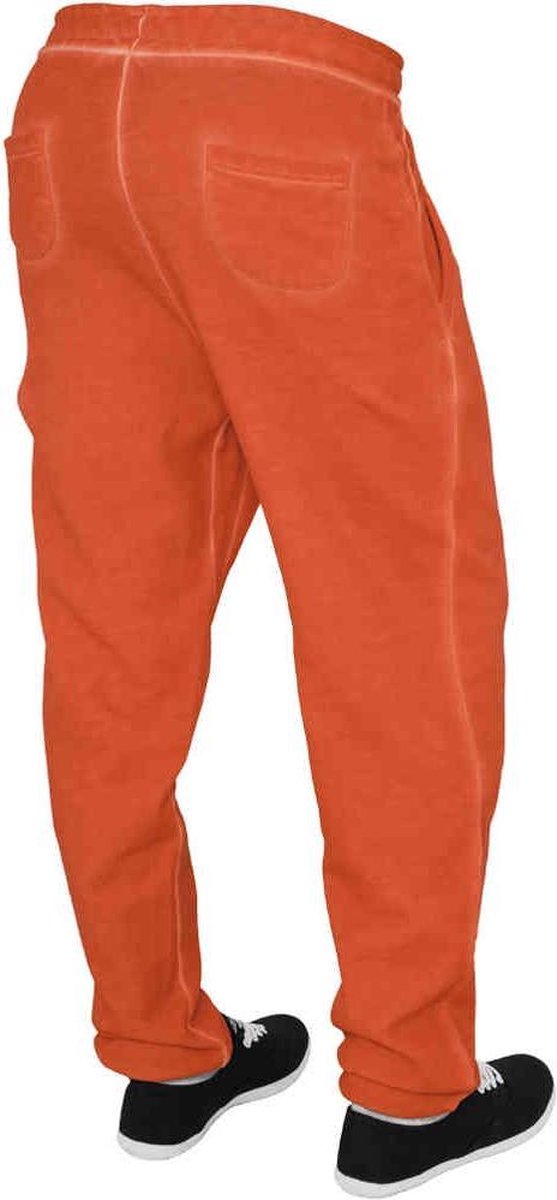 Urban Classics Spray Dye Dames joggingbroek S Oranje