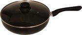 Brabantia antikleef hapjespan met deksel 28cm - Sauté pan