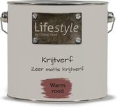 Lifestyle Krijtverf - Warm rood - 2.5 liter