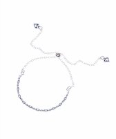 Armband dames | Verstelbare armband met bolletjes en ovale kralen | WeLoveSilver