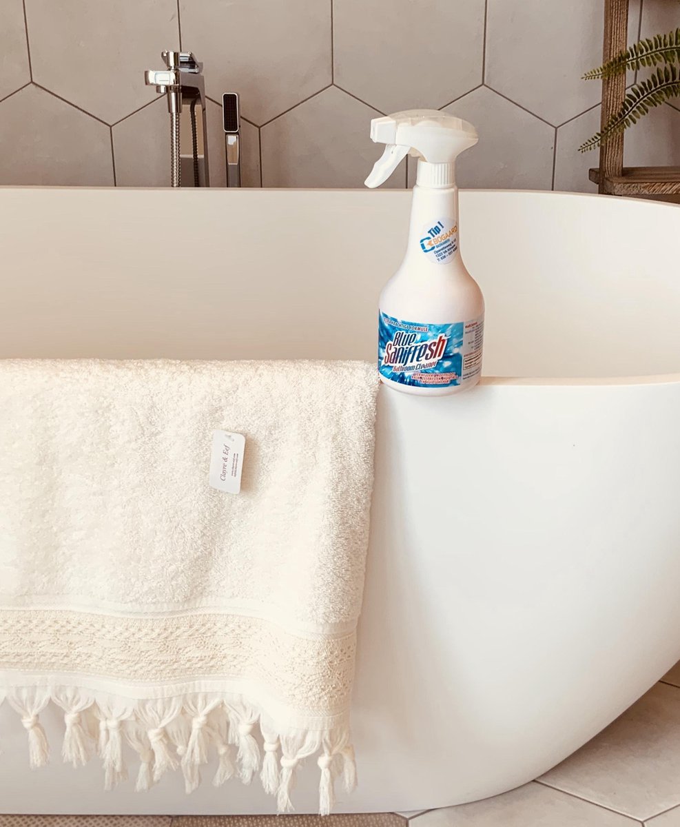 Blue Sanifresh Badkamerreiniger - Tegen Kalk & Zeepresten - Douchecabine & Sanitair -500 ml