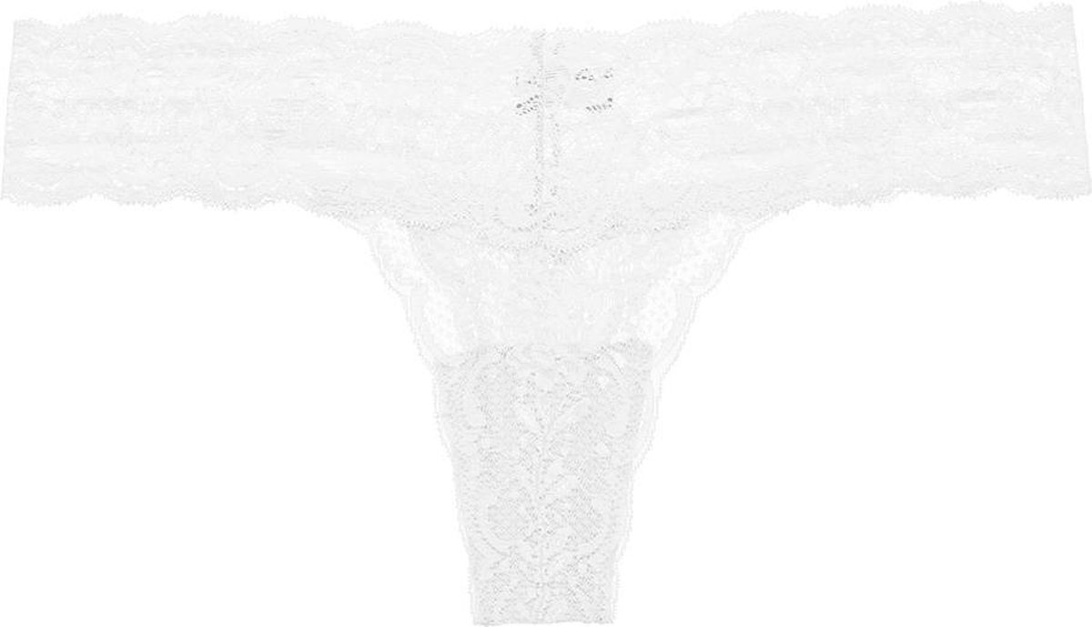 Cosabella Never Say Never Low Rise Cutie Bow String - WHITE - Maat O/S