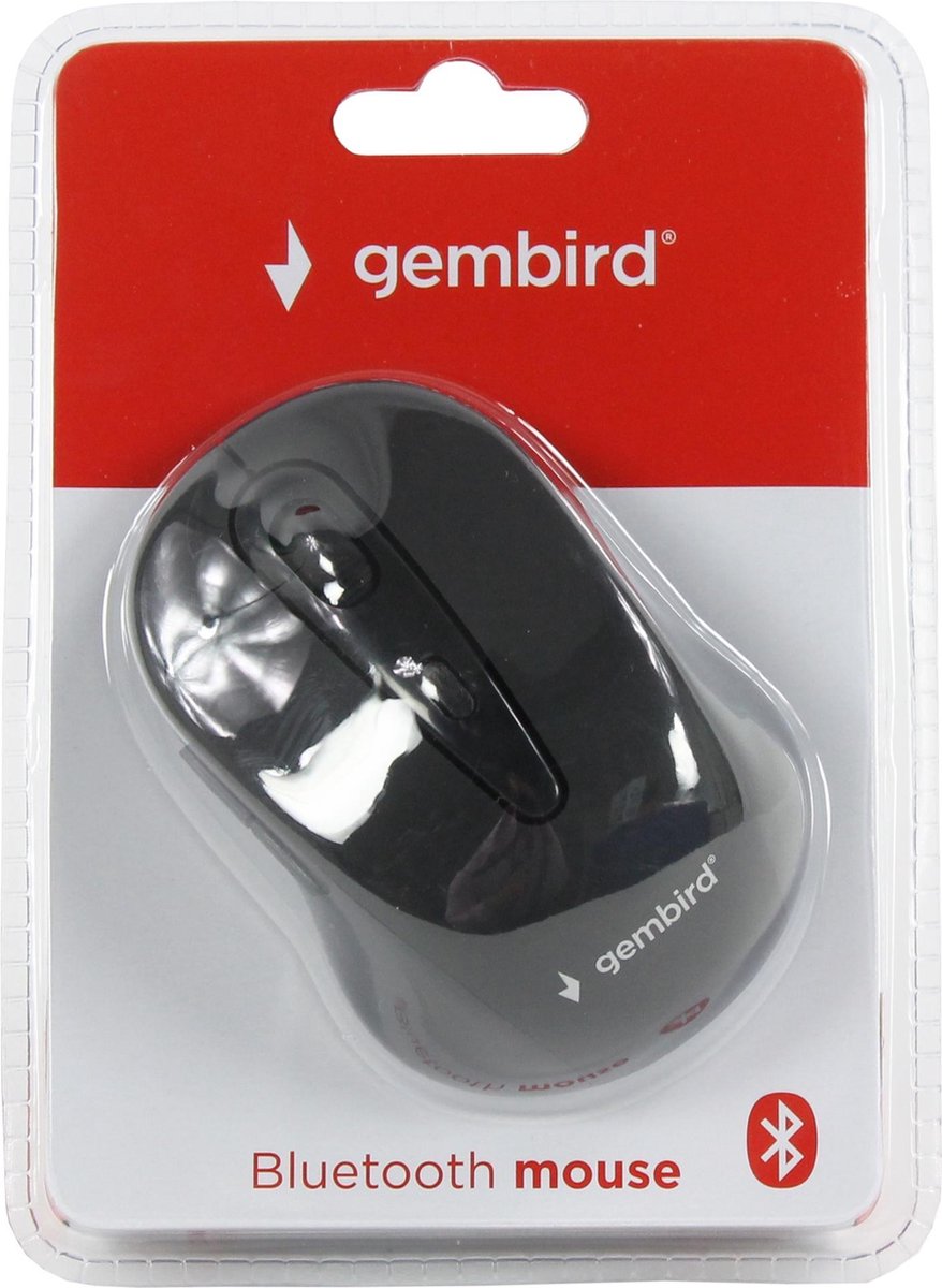 muis GEMBIRD Optische Bluetooth-muis zwart