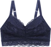 Cosabella Beugelloze Beha NSN CURVY SWEETIE SOFT BRA NAVY BLU Vrouwen - Maat L