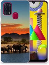 Samsung Galaxy M31 TPU Hoesje Olifanten