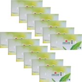 Fine Life Tissues - groene thee geur - 3 laags - voordeelverpakking - 12 x 90 stuks