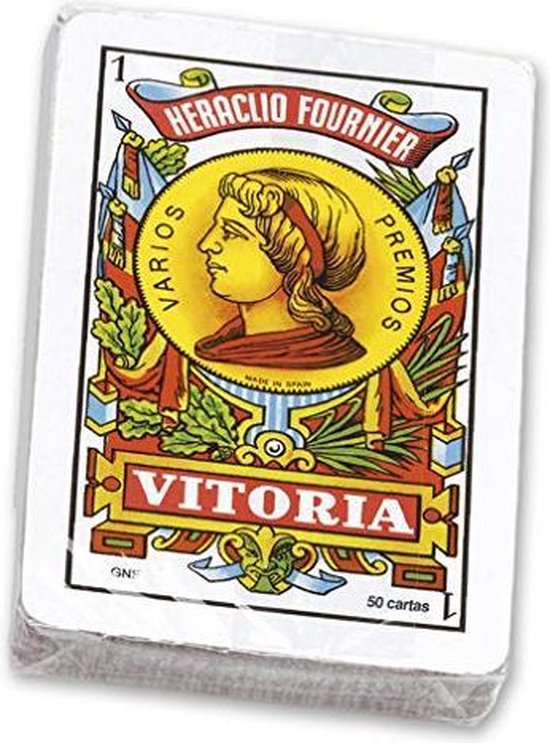 Thumbnail van een extra afbeelding van het spel Spaanse Speelkaarten Fournier nr. 12 (50 kaarten)