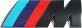 BMW M kofferklep embleem/logo mat zwart