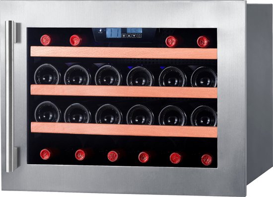 Koelkast: Qlima BWK1622 Inbouw Wijnkoelkast | Wijnklimaatkast | Wijnkoeler, van het merk Qlima