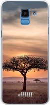 Samsung Galaxy J6 (2018) Hoesje Transparant TPU Case - Tanzania #ffffff