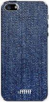 iPhone SE (2016) Hoesje Transparant TPU Case - Denim #ffffff