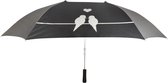 Esschert Design Paraplu Lovebirds 128,5 Cm Zijde Zwart/wit