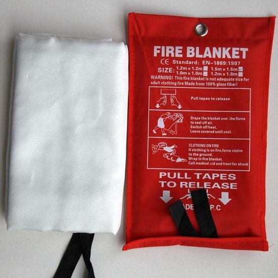 Blusdekens voor Keuken & Lab | Brandblusser XL