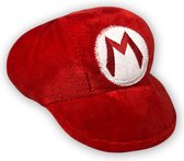 Pluche Mario Bros Hoedje Knuffel 16 cm - Nintendo Mario Cap / Hat / Pet ( LET OP DEZE KUN JE NIET DRAGEN )