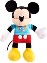 Pluche Disney Junior Mickey Mouse Knuffel (Mickey Mouse Clubhouse) 30 cm Mickey Minnie Mouse knuffel pop Disney Speelgoed - Mini Mouse & Micky Mouse
