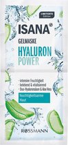 ISANA Gezichtsmasker Hyaluron Power met Duo Hyaluronzuur, Aloë vera, Betaïne en Glycerine
