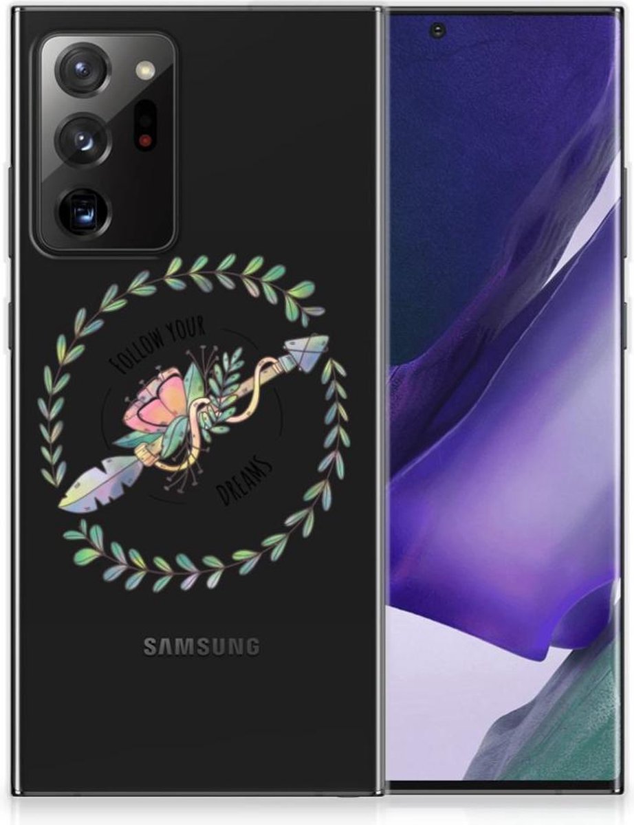 Samsung Galaxy Note20 Ultra Telefoonhoesje met Naam Boho Dreams