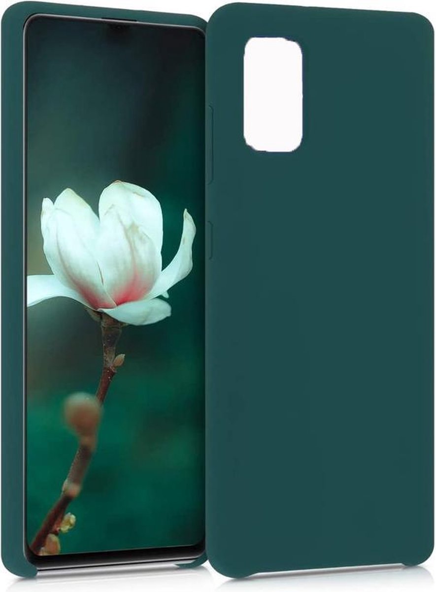 Samsung Galaxy A71 TPU siliconen hoesje zachte flexibele rubberen - Groen