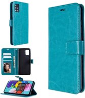 Samsung Galaxy A51 hoesje book case turquoise