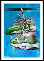 Poster - Nike Air Max Graffiti - 71 X 51 Cm - Multicolor