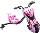 Drift elektrische super krachtige scooter kinderen drift Trike auto 3 wiel kinder speelgoed - Camouflage Roze