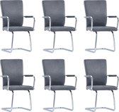 Eetkamerstoelen set 6 stuks (Incl LW anti kras viltjes) - Eetkamer stoelen - Extra stoelen voor huiskamer - Dineerstoelen – Tafelstoelen
