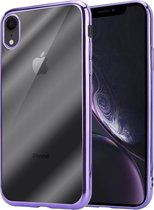 paarse metallic bumper case geschikt voor Apple iPhone Xr