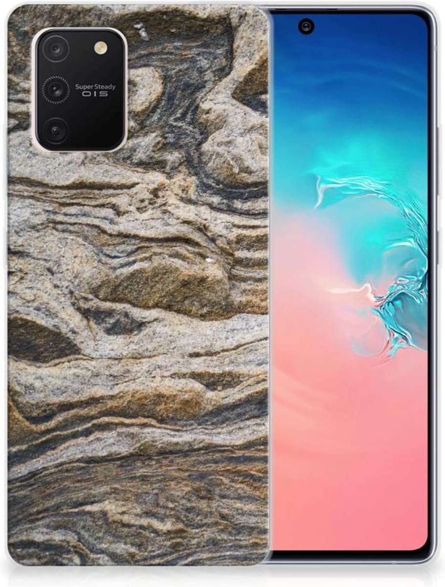 Back Cover voor Samsung Galaxy S10 Lite TPU Siliconen Hoesje Steen