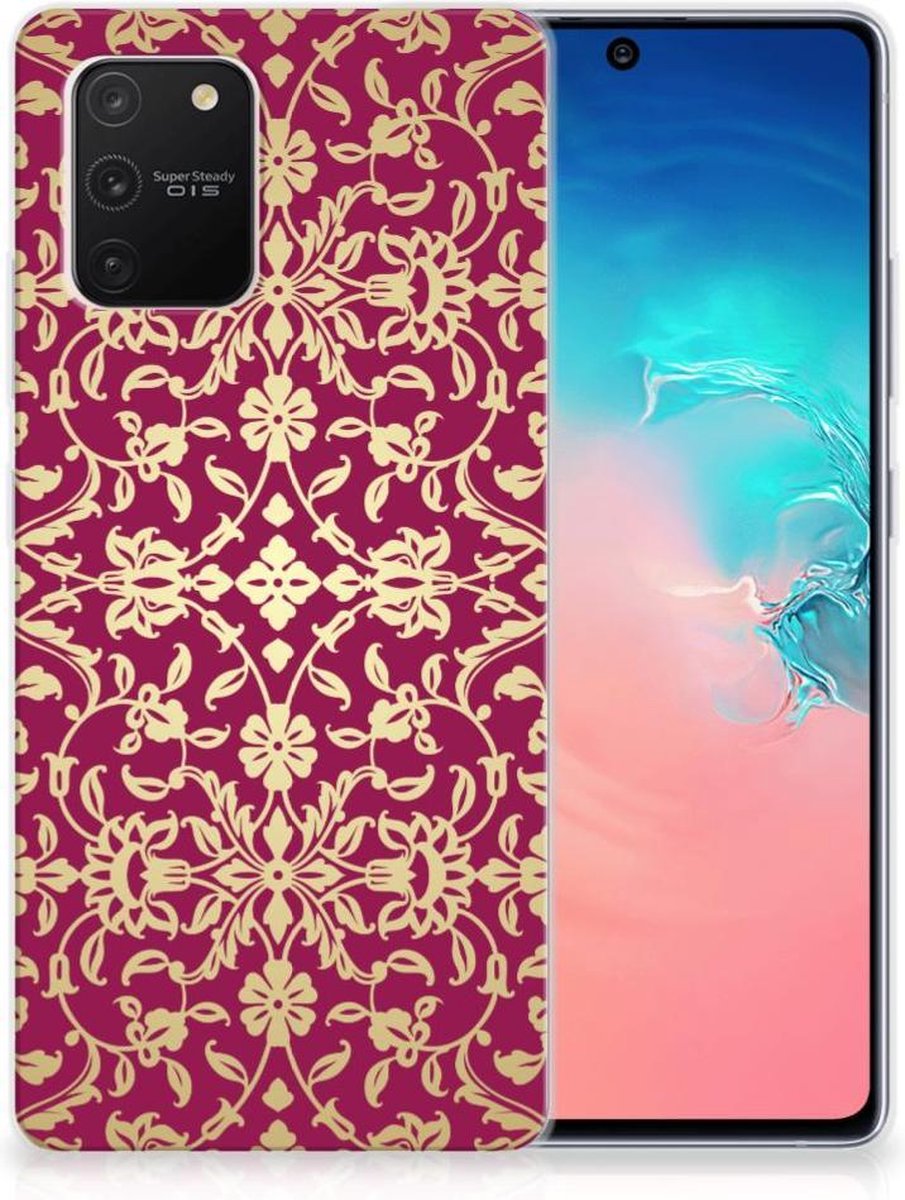 Back Cover voor Siliconen Hoesje Samsung Galaxy S10 Lite Barok Pink