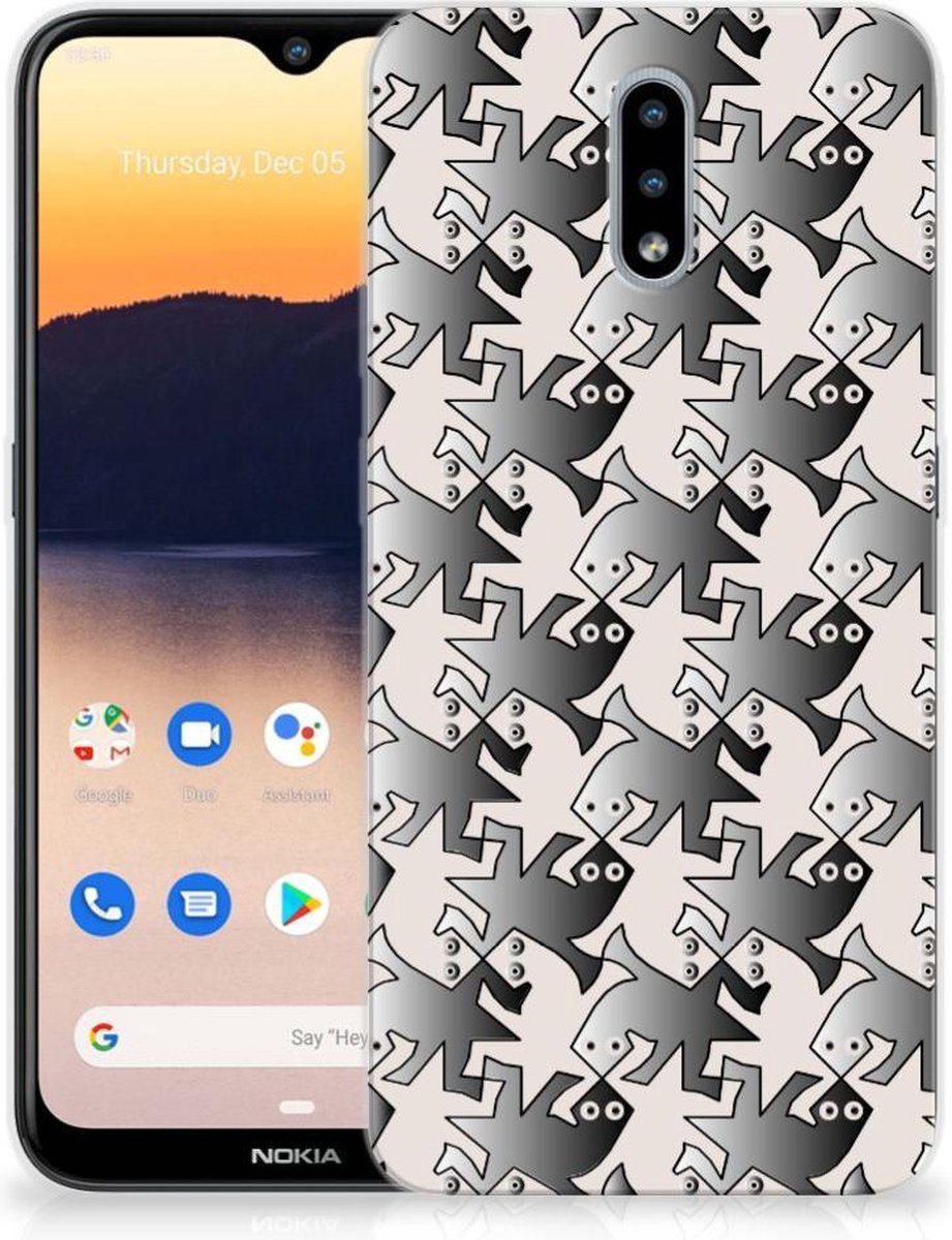 Nokia 2.3 TPU Hoesje Salamander Grey