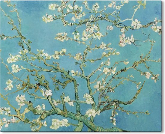 Canvas Schilderij Amandelbloesem - Vincent van Gogh - 150x100 cm
