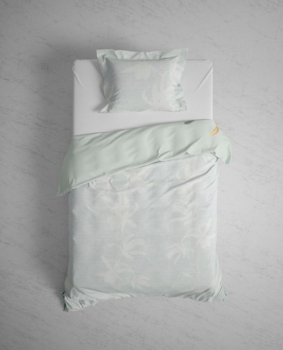 Heckett Lane Housse de couette Katoen Satin Isla - vert menthe 140x200 / 220cm
