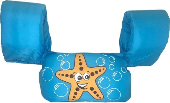 Zwemvest kinderen - zeester blauw | 2 - 6 jaar | 15 - 25kg | Veilig zwemmen | Zwemband | Reddingsvest | Kidzstore.eu