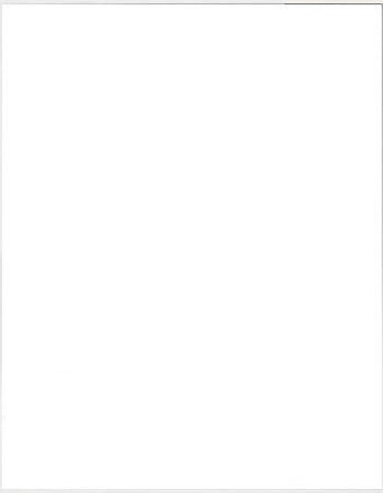 Homedecoration Misano - Cadre photo - Format photo - 58 x 100 cm - Blanc mat