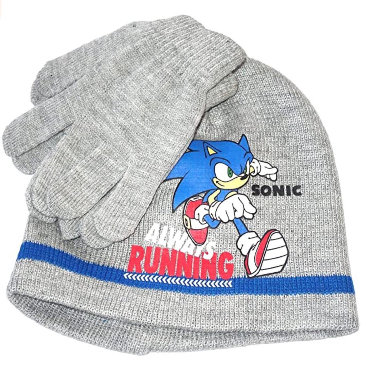 Sonic The Hedgehog - Winterset - Muts & Handschoenen - Model 