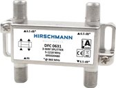 Hirschmann splitter DFC0631 met 3 uitgangen / 6,5 dB / 5-1218 MHz