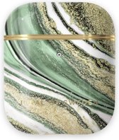 AirPods 1 en 2 Case Design Chic Elegant Cosmic Green Swirl Ideal of Sweden