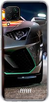 Huawei P40 Lite Hoesje Transparant TPU Case - Lamborghini #ffffff