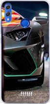 Honor 8X Hoesje Transparant TPU Case - Lamborghini #ffffff