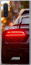 Samsung Galaxy Note 10 Hoesje Transparant TPU Case - Audi R8 Back #ffffff