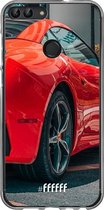 Huawei P Smart (2018) Hoesje Transparant TPU Case - Ferrari #ffffff