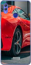 Honor Note 10 Hoesje Transparant TPU Case - Ferrari #ffffff