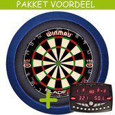 Elektronisch Dart Scorebord VoordeelPakket (Elite ) - Dual Core - Dartbordverlichting Basic (Blauw)