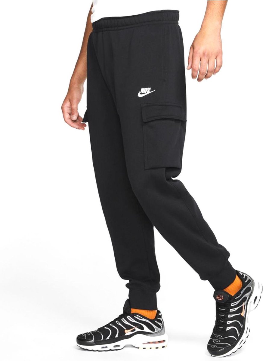 Nike Sportswear Club Fleece Cargo Joggingbroek Heren Zwart