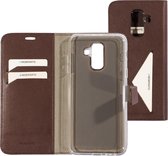 Mobiparts Classic Wallet Case Samsung Galaxy A6 Plus (2018) Brown