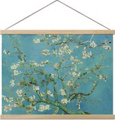 Poster met hanger Amandelbloesem - Vincent van Gogh - 70x50 cm