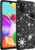 Design Backcover Samsung Galaxy A41 hoesje - Space Design