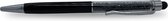 Stylus pen Zwart | Stijlvolle Styluspen met Swarovski Design Kristallen | Zwarte Inkt